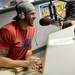 Lions tight end Tony Scheffler smiles as he jokes around on the air during the Mott Takeover at 1050 WTKA on Friday, May 17, 2013. Melanie Maxwell I AnnArbor.com